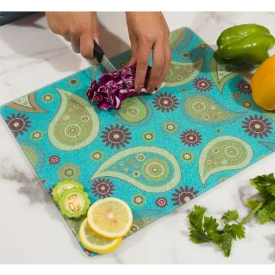 multifunctional gift set customized tempered glass cutting board