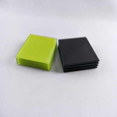 Table Decoration Polished Edge Disposable Glass Coasters for Drink