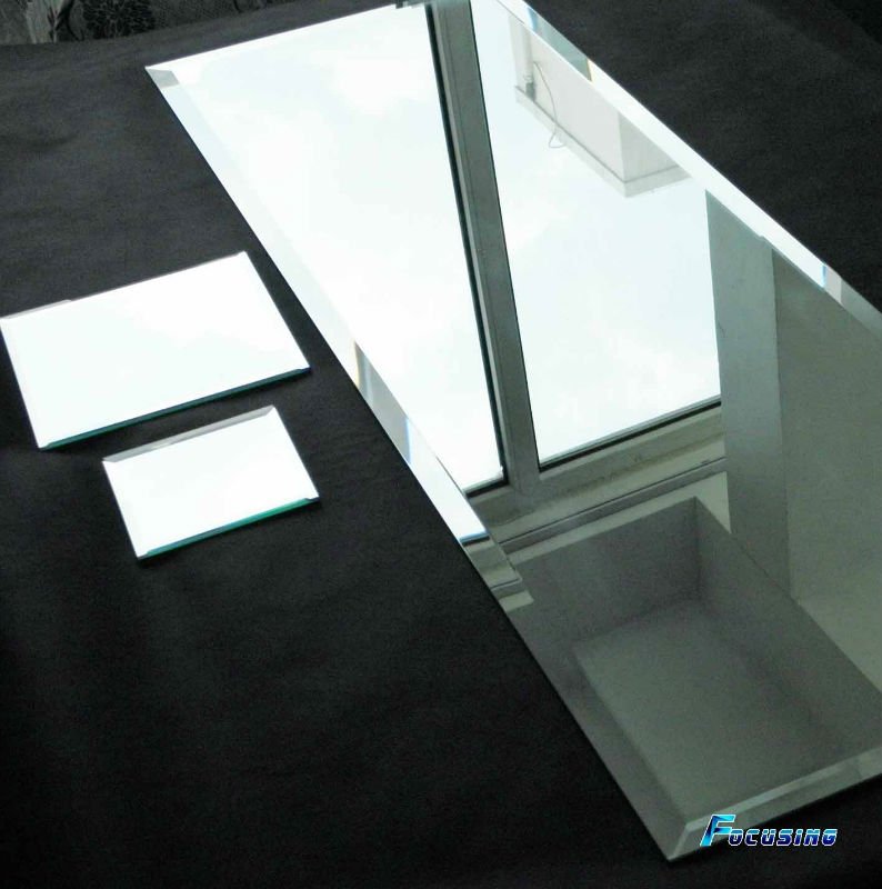 frameless beveled edge glass mirror